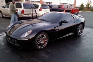 Hre 997r Black Chrome On Ferrari 599