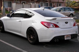Burt's Hyundai Genesis 2.0 Turbo with Agency Power Exhaust