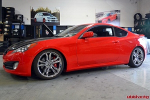 Gen Coupe Coilovers Installed