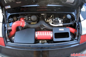 Red Intake Kit Installed