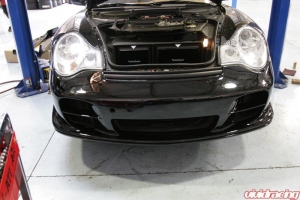 GT2 Front Bumper and TechArt Side Skirts Installed