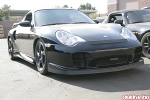 GT2 Front Bumper and TechArt Side Skirts Installed