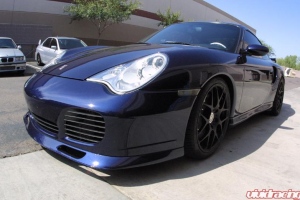 HRE P40 Black Wheels on a Porsche 996TT