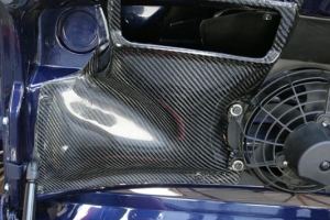 New Carbon Fiber Dual Snorkel Intake Kit Porsche 996TT