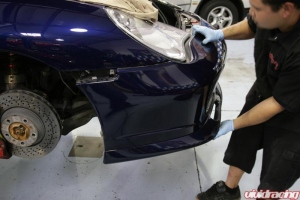 Installation of GT2 Bumper Porsche 996TT
