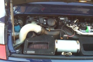 996TT 2nd Snorkel Prototype on Jeff's Car