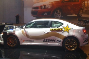 Bucky Lasek Scion TC Racecar at LA Auto Show 2011