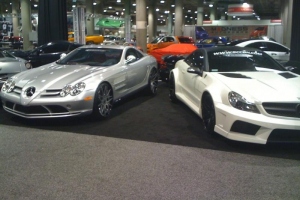 Mercedes SLR and SL at LA Auto Show 2011