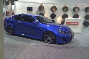 Lexus ISF Vossen Wheels at LA Auto Show 2011
