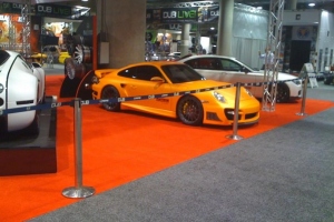 TechArt Porsche 997 Turbo Orange at LA Auto Show 2011