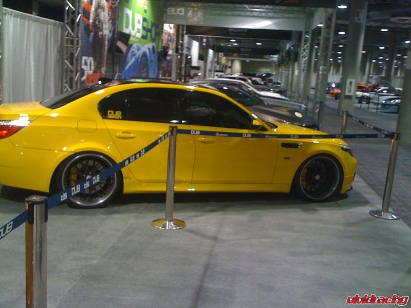 BMW M5 E60 Yellow at LA Auto Show 2011
