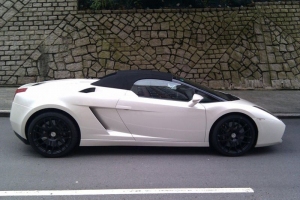 Gallardo Spyder With Hre M40 Wheels In Black