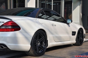 ADV1 ADV05 Track Spec 20x9.0 20x11.0 Matte Black Center Gloss Black Lip Mercedes SL63 08-10