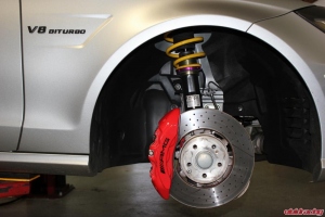 Mercedes CLS63 with KW Coilovers Agency Power Wing HRE Wheels