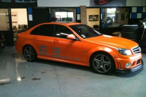 C63 Wrapped Flat Orange
