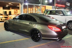 Mercedes CLS63 with KW Suspension Brembo 21in Carlsson Wheels
