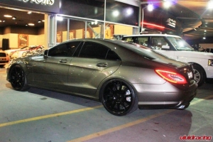 Mercedes CLS63 with KW Suspension Brembo 21in Carlsson Wheels