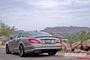 Mercedes Benz CLS63 w/ 20" Vossen VVS-CV4 Matte Graphite