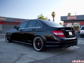 Mercedes C63 Lowered With Kw V3 Coilovers