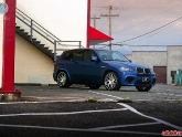 2011 BMW X5M with a set of 22” Modulare C1 Wheels 22x10 22x12