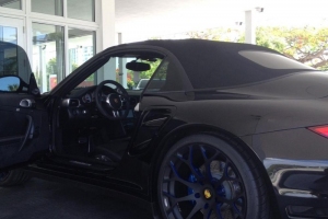 Porsche 997.2 Turbo PDK with Sport Upgraded Steering Wheel Blue Stitch Alcantara