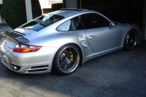 John's Porsche 997tt With 843r Satin Charcoal 20inch Wheels
