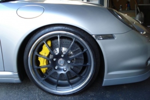 John's Porsche 997tt With 843r Satin Charcoal 20inch Wheels