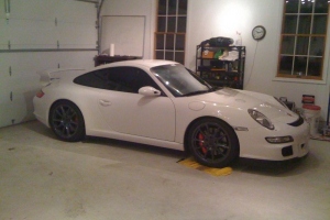 Porsche 997c2 With Agency Power Roll Bar