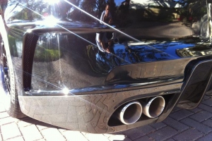 Porsche Panamera Turbo with Vorsteiner Carbon Diffuser