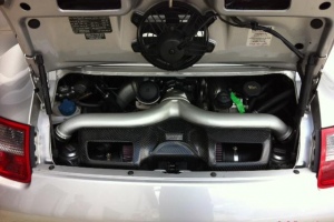 Porsche 997 Turbo with Agency Power Carbon Intake