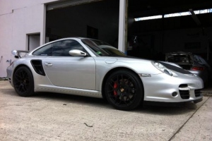 Porsche 997 Turbo with Carbon Fiber Hood