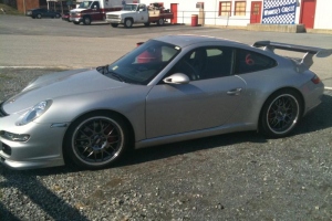 Porsche 997 C2 with Vorsteiner VRT Spoiler