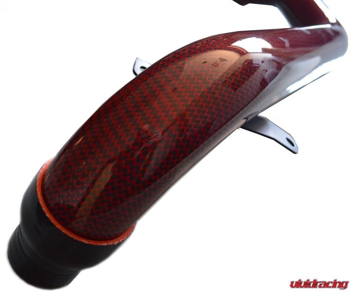 Agency Power Mitsubishi EVO X Red Carbon Pipe