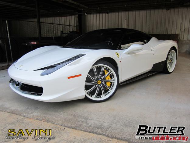 Savini Forged Ferrari 458 Italia 21x9 and 22x11.5