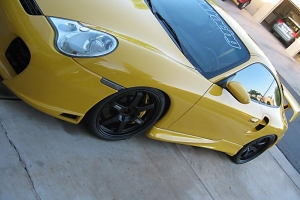 996TT with 19 inch Volk TE37's