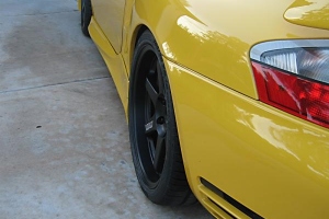 996TT with 19 inch Volk TE37's