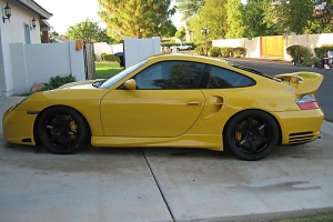 996TT with 19 inch Volk TE37's
