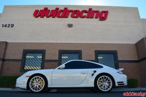 Porsche 997.2 Turbo S Side Shot with Vivid Logo