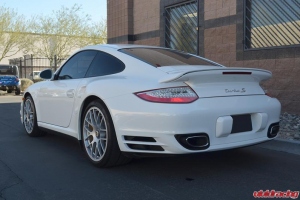 Porsche 997.2 Turbo S Rear Angle Shot