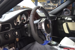 Custom Porsche PDK Sport Design Steering Wheel by Agency Power