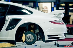 Porsche 997.2 Turbo KW V3 PASM Coilover Install
