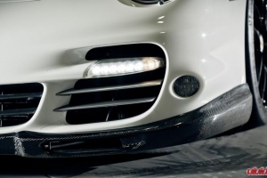 Agency Power Carbon Fiber Front Lip Spoiler Porsche 997.2 Turbo S