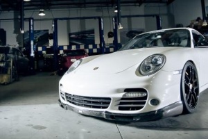 Agency Power Carbon Fiber Front Lip Spoiler Porsche 997.2 Turbo S