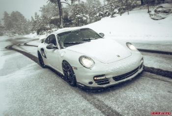 Porsche 997.2 Turbo S Arizona Snow Photoshoot
