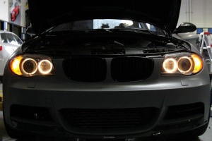 BMW 135i HID Angel Eyes Install