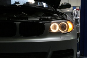 BMW 135i HID Angel Eyes Install