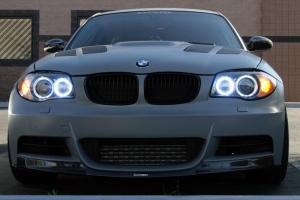 BMW 135i HID Angel Eyes Installed