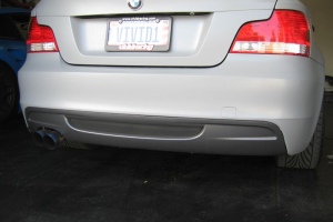 BMW 135I Flat Gray with iCarbon Aero Kit