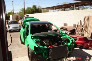 EVO X Going Back Together From Paint