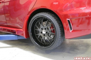 Valdi Sport Test & Service EVO X Body Kit and New IForged Wheels